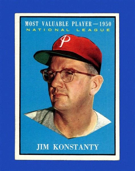 Topps Set Break Jim Konstanty Mvp Ex Exmint Gmcards Ebay