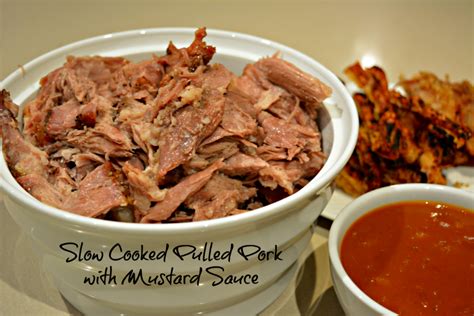 Pulled Pork With Bbq Mustard Sauce Recipe Mums Lounge