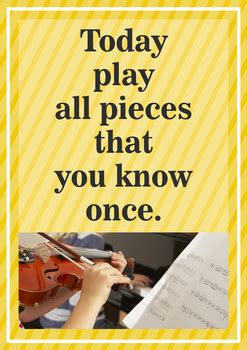 Suzuki Violin Practice Flash Cards By Suzuki Violin Practice Shop