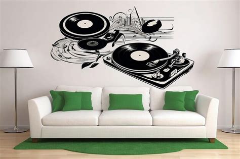 Premium Photo Retro Vinyl Record Wall Decals