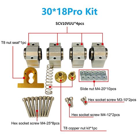 Cnc 3018 Pro X Axis Upgrade Kit Suit Cnc Router For Cnc Router 3018 Pro Machine