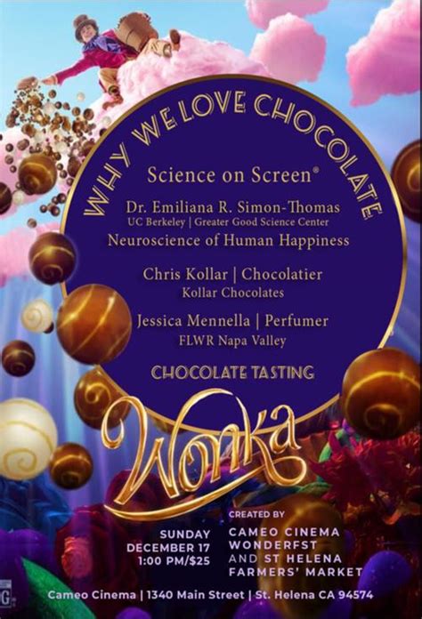 Wonka Science On Screen At Cameo Cinema Movie Times And Tickets