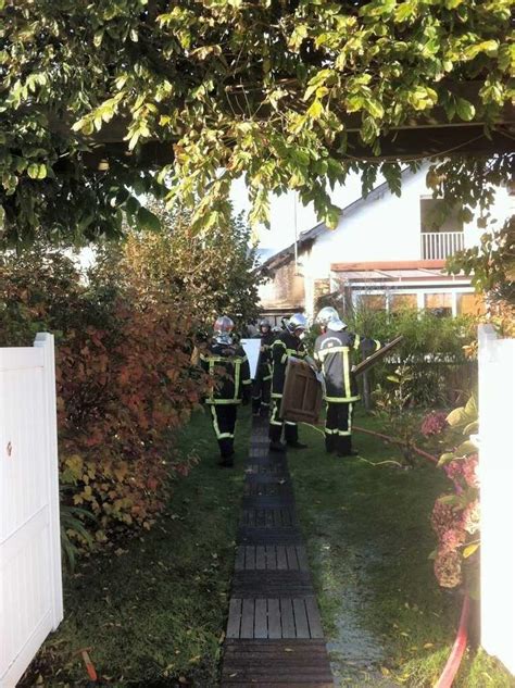 Larmor Plage Morbihan Une maison en feu près de la salle des Algues