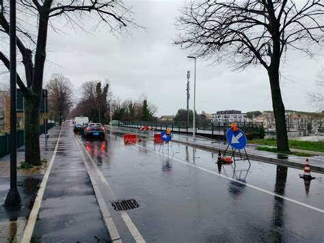 Riccione Il Maltempo Ferma I Lavori Sul Ponte Di Viale Vittorio