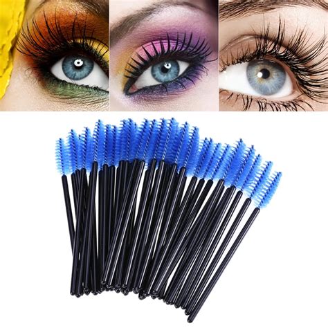 Pcs Lot Disposable Eyelash Brush Mascara Wands Applicator Spoolers