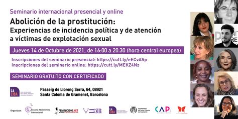 Seminario Internacional Por La Abolición De La Prostitución Experiencias De Incidencia Y De