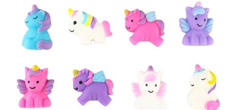 Unicorn Kawaii Colorful Mochi Squishies Mini Soft Stress Relief Unicorn Squishy Toys Ts For