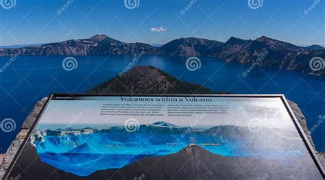 Wizard island, Volcano stock image. Image of caldera - 45388341