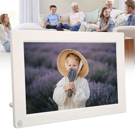 10 Polegada Digital Photo Frame Sensor De Movimento Hd Ips Tela