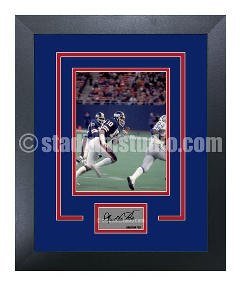 Brad Van Pelt New York Giants Facsimile Signature Tribute - The Stadium ...