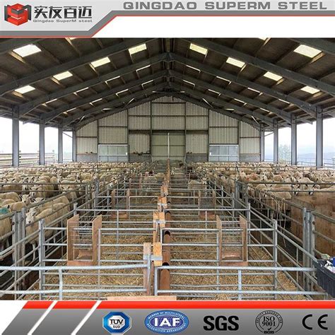 High Quality Building Steel Structure Design Livestock Farm Shed Goat