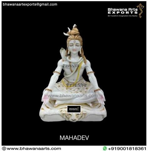 Mahadev Marble Statue At Rs 51000 Marble Shiva Statue In Jaipur ID