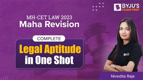 MH CET Law 2023 Complete Legal Aptitude Revision MH CET LAW Revision