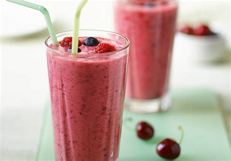 Smoothie De Frutas Vermelhas Boa Forma