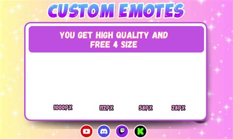 Create Custom Cute Emotes For Twitch Discord Vtuber And Kick By