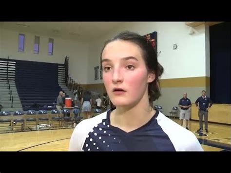 Eva Hudson Kristin Bobay Full Interviews At Bishop Dwenger Volleyball