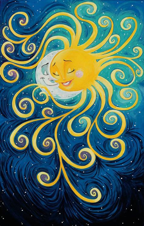 40 best Sun and Moon Art images on Pinterest | Sun moon, The sun and ...