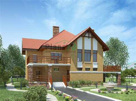 Проект коттеджа из пеноблока 57-83 :: Интернет-магазин Plans.ru ...