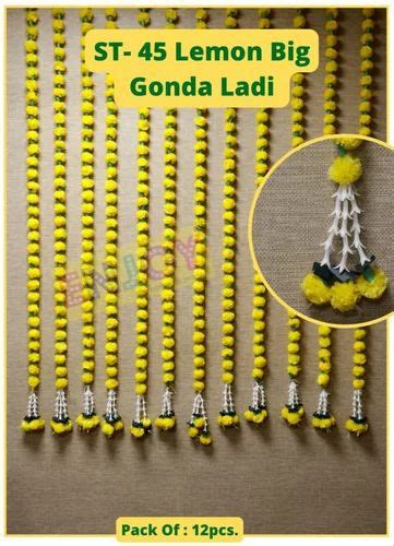 Golden St Lemon Big Gonda Ladi For Decoration At Best Price In Mumbai