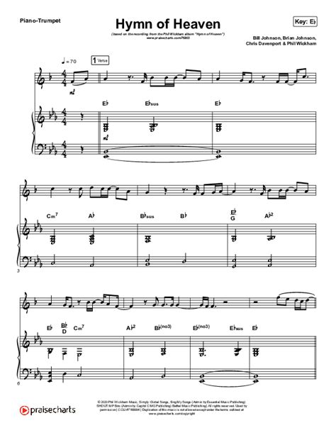 Hymn Of Heaven Instrument Solo Trumpet Solo Sheet Music PDF Phil