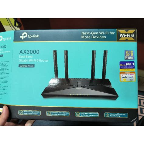 Tp Link Ax Dual Band Gigabit Wifi Router Archer Ax Shopee