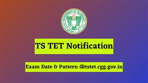 Ts Tet Notification Exam Date Pattern Eligibility Criteria