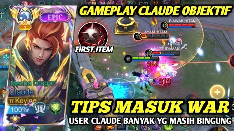 Cara Main Claude Barbar Tapi Objektif Di Patch Terbaru Pakai Build