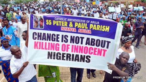 Killings Christians Protest In Abuja