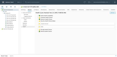 VMware Security Advisories in vSphere Health - VMware vSphere Blog