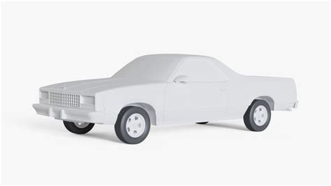 Chevrolet El Camino 3d Model Turbosquid 1703701