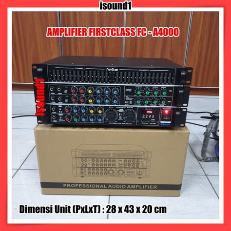 Power Mixer Amplifier Karaoke Firstclass Fc A Fca Lazada