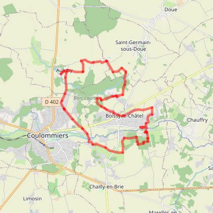 Parcours vélo Boissy le Châtel et la Vallée du Grand Morin Boissy