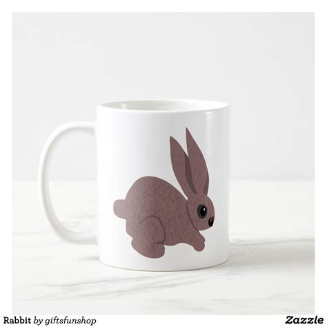 Rabbit Coffee Mug Mugs Animal Mugs Custom Mugs