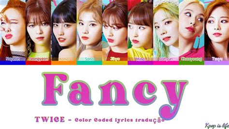 Twice Fancy Color Coded Lyrics Tradução Youtube