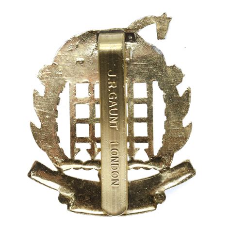 Berkshire Westminster Dragoons Anodised Staybrite Cap Badge