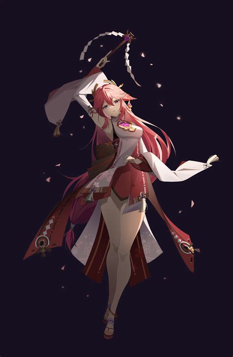 Yae Miko - Genshin Impact - Image by suxx #3860116 - Zerochan Anime