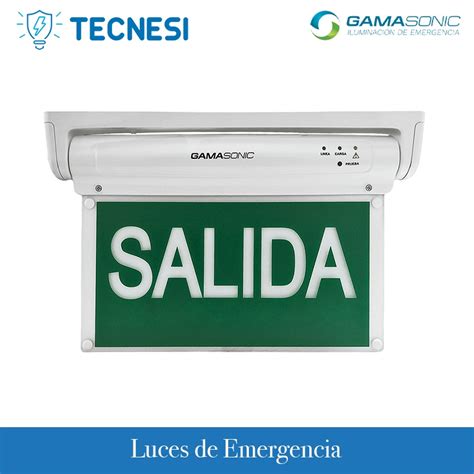 Tecnesi Gamasonic Gx Bc Se Alizador Led De Emergencia