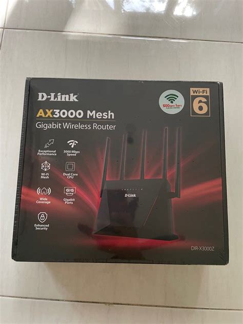 D Link Dir X3000z Ax3000 Computers And Tech Parts And Accessories