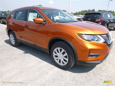 2017 Monarch Orange Nissan Rogue S Awd 122267009 Photo 16 Gtcarlot