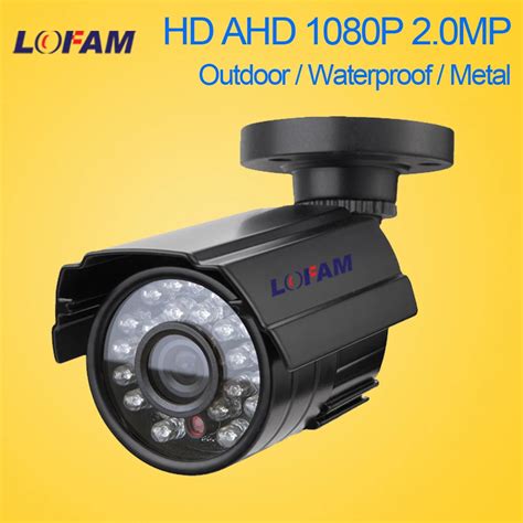 LOFAM CCTV Camera IR Cut AHD 1080P Surveillance 2 0MP Camera 2MP HD