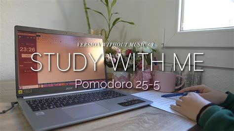 Ultimate Focus Boost 2HR STUDY WITH ME Pomodoro 25 5 Gentle Rain