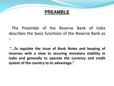 Ppt Structure And Functions Of Reserve Bank Of India Powerpoint