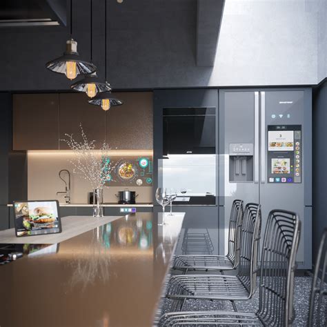 The Future Kitchen - Smart Kitchen with Robot Arm — polycount