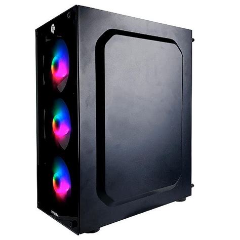 Gabinete Gamer Hayom Gb Mid Tower Atx Lateral E Frontal Em Vidro