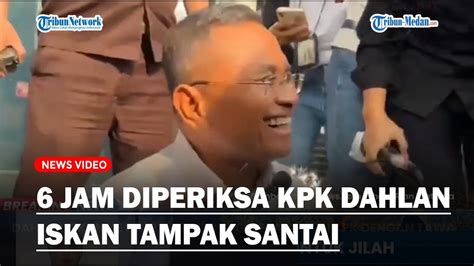 Selama Jam Diperiksa Kpk Dahlan Iskan Tampak Santai Dugaan Korupsi