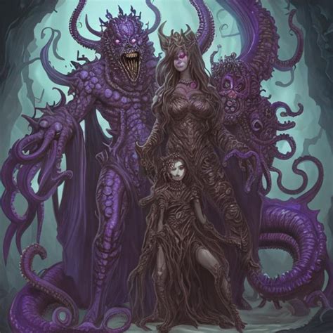 Lovecraftian Demon Queen And King Behemoth Openart