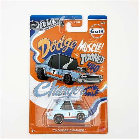 風火輪 Hot Wheels 銀標 海灣石油Q車系列 70 Dodge Charger 蝦皮購物