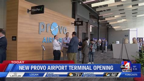 New Provo Airport Terminal Opening Breeze Airways YouTube