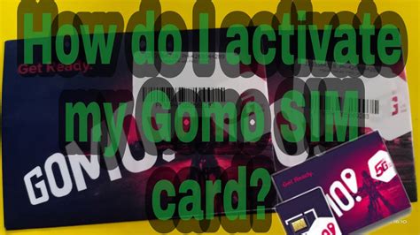 How Do I Activate My Gomo Sim Card Gomo Ph Youtube