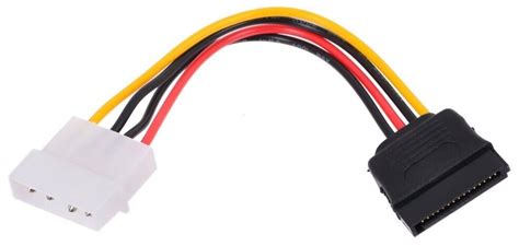 Кабель Cablexpert SATA 15pin Molex 4pin CC SATA PS 0 15 м 1 шт